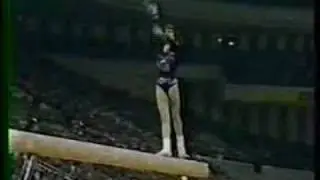 Maxi Gnauck - 1981 Worlds EF - Balance Beam