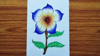 Learn Flower Drawing in 5 Minutes...🌸🌹