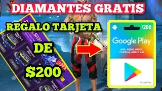 Diamantes gratis en Free Fire (Regalo tarjeta de $200 para free)