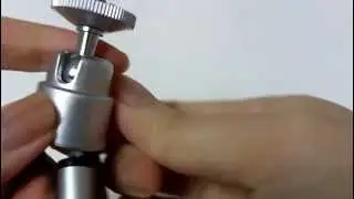 Using Portable Tripod to keep Digital Camera Camcorder from shaking when recording