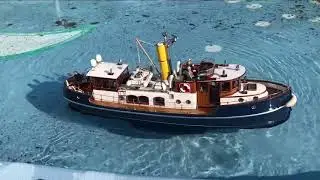 RC Classic motor yacht ‘MAGNOLIA’ Thruster test (Controls bow & stern thruster)