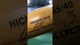 Attempting to hit a tank with Babe Ruth’s 40-ounce bat. @yankees