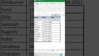 🤯New Excel formula to Calculate Retirement Date in Excel 