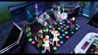 Sims Free play в клубе! Дискотека, вечеринка.
