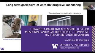 Measuring antiviral drug levels to improve HIV treatment and prevention - Ayokunle Olanrewaju (UW)