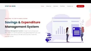 Savings & Expenditure Management System using PHP & MySQL - STEP IN HERE