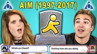 ADULTS REACT TO THE DEATH OF AIM (AOL Instant Messenger)
