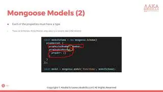 54 Mongoose Models and Schemas