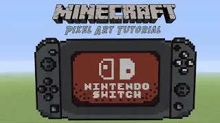 Minecraft Tutorial: Nintendo Switch w/ Joy-Cons 3D Pixel Art Build