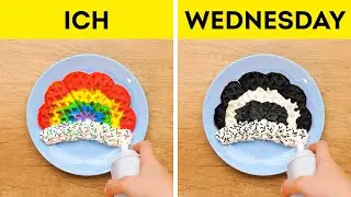 ICH vs. WEDNESDAY KOCH-CHALLENGE | KÜCHEN-GADGETS & ELTERN-HACKS