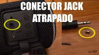 Como sacar una clavija de audio jack rota que se ha quedado dentro del conector de un altavoz