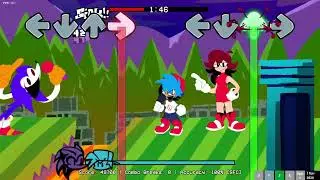 Friday Night Funkin mod Sonic.exe Round a Bout (Full Combo)