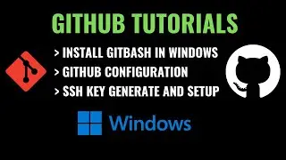 How to Generate and add SSH key to GitHub | Github Configuration in English