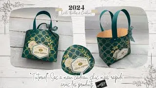 *Tutoriel* Sac à main cadeau chic mais rapide avec les produits Stampin'Up! par Ludi' Bulles