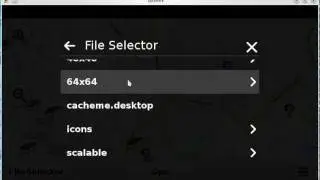 Qt components file selector