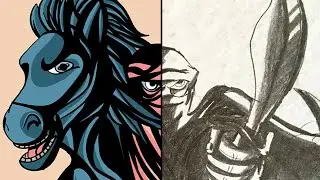Transforming my Knight Sketch into illustration [SPEED ART Illustrator] 2021