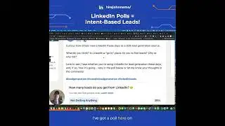 How To Use LinkedIn Polls for Lead Generation