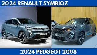 New 2024 Renault Symbioz Vs. 2024 Peugeot 2008 a compact crossover SUV Comparison