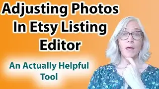 How to adjust photo quality in Etsy listing editor.