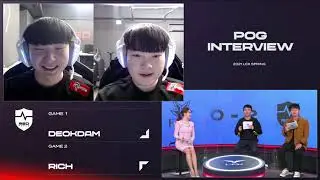 Interview with deokdam, Rich | BRO vs. NS H/L 01.23 | 2021 LCK Spring Split