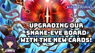 UPGRADING OUR Snake-Eye Board WITH CARDS FROM THE NEW PACK!