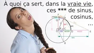 À quoi sert la trigonométrie, sinus, cosinus, tangente, dans la vraie vie, utilité pratique réelle?