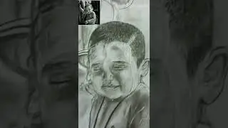 Amma baby charcoal drawing #art #amma #baby #drawing #art's of ram #DarkTip #mother