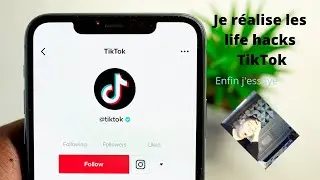 je réalise des life hacks TikTok (enfin j'essaye !)