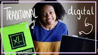 DIGITAL vs TRADTIONAL Art!