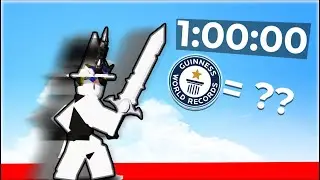How Many World Records can i break in 1 Hour (roblox bedwars)