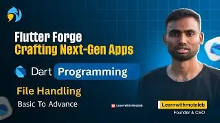 File Handling in Dart Programming | Read & Write Files in Dart | Learn With Motaleb|Abdul Motaleb