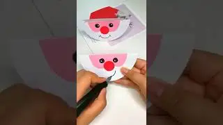 Дед Мороз качалка из бумаги и картона | Смешной Дед Мороз | Новогодний DIY