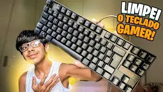 Limpei meu teclado gamer PELA PRIMEIRA VEZ!!! (Vlog Play Ep 70)