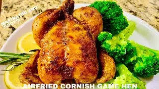Airfryer Cornish Game Hen | Easy Recipe! | Cook With Me | Tanny Cooks