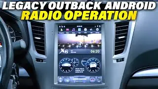 2010-2014 Legacy Outback Legacy Android radio operation
