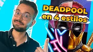 Dibujé a DEADPOOL en 4 estilos 😮