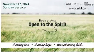 ERBF Sunday Service for November 17, 2024