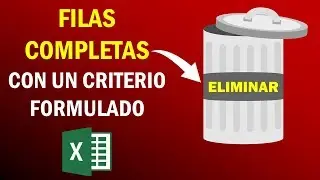 Delete entire rows in Excel with a formulated criterion
