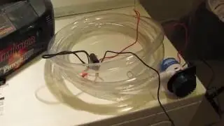 Submersible Pump Proof of Concept for lake water refill of fresh water tank