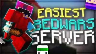 Playing on the EASIEST Bedwars Server! (kind of)
