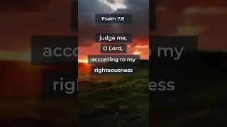 Psalm 7:8 (With Words - NRSV)