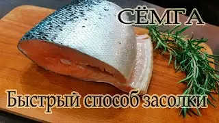 СЕМГА / БЫСТРЫЙ СПОСОБ ЗАСОЛКИ