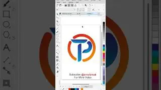 Modern logo design in CorelDRAW