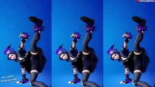 Fortnite Breakin' Emote With Vikora Skin Thicc Cute 🍑😘😜😍