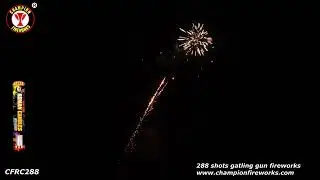 288 shot gatling gun fireworks