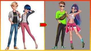 Ladybug Catnoir Miraculous Dress Up - Miraculous Cartoon Characters Clothes SWITCH UP Fashion