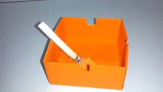 How to make Origami ashtray ?