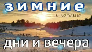 ЖИЗНЬ в ДЕРЕВНЕ. Примерно так мы и хотели. Тихие, зимние дни.