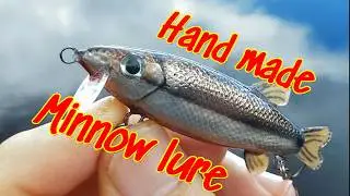 Making a minnow sub-wake bass lure,  Making a minnow lure from PVC. #luremaking #bassfishing