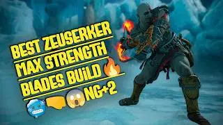 Best Zeuserker Max Strength Skofnung Build 🔥🥶🤜 God of War Ragnarok | 4K | NG+2